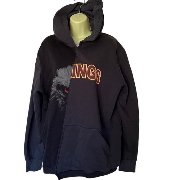 Topman Other - VINTAGE-WOMEN’S Pullover Hoodie Sweatshirt-Size Large-Black-Mens Oversized fit -